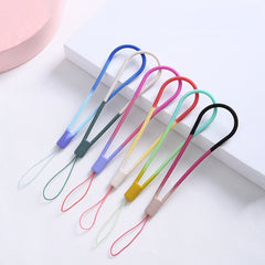 5 correas de silicona para teléfono móvil con cordón en forma de U.