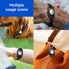 Para AirTag Funda protectora Tres pruebas To...