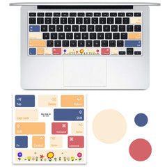 Para Macbook Air 5 uds teclado de ordenador portátil pegatina de PVC