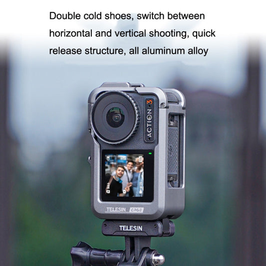 Para DJI Osmo Action 3 TELESIN OA-FMS-004 Cá...