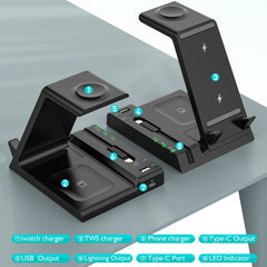 Base de soporte de carga inalámbrica 6 en 1 Z252