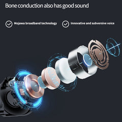 Auriculares Bluetooth con altavoz vibrador e...