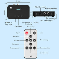 Transmisor receptor A2 NFC 5.1 Bluetooth U D...