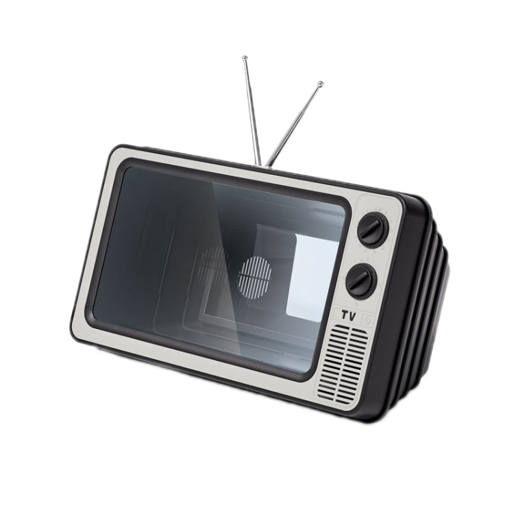 Retro TV Teléfono móvil Pantalla Video Amplificador Soporte para teléfono