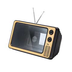 Retro TV Teléfono móvil Pantalla Video Amplificador Soporte para teléfono
