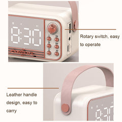 Reloj despertador retro de mano S11 Altavoz ...
