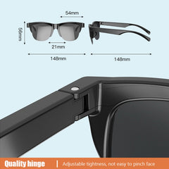 Gafas de sol inteligentes con Bluetooth 5.3,...