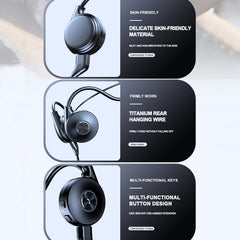 Auriculares Bluetooth de conducción ósea M1 con micrófono