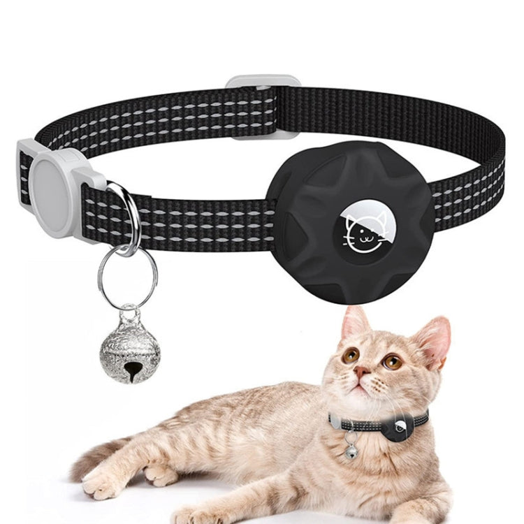 Para AirTag Tracker Funda de silicona Pet Cat Collar