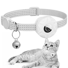 Para AirTag Tracker Funda de silicona Pet Cat Collar