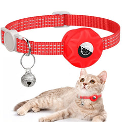 Para AirTag Tracker Funda de silicona Pet Cat Collar