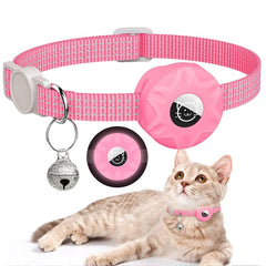 Para AirTag Tracker Funda de silicona Pet Cat Collar