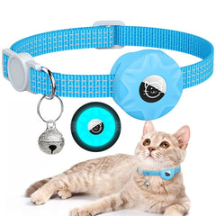 Para AirTag Tracker Funda de silicona Pet Cat Collar