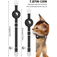 Para AirTag Tracker Funda de silicona Pet Cat Collar
