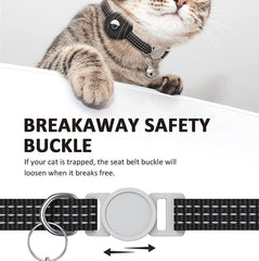 Para AirTag Tracker Funda de silicona Pet Cat Collar