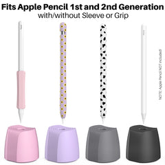 Para Apple Pencil 1 / 2 AhaStyle PT-LC04 Soporte de base de silicona