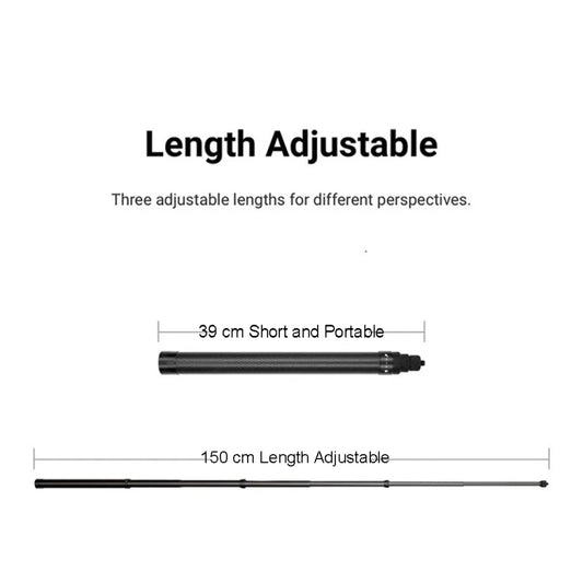 Palo Selfie Invisible Monopod extendido de f...