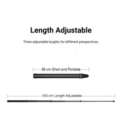 Palo Selfie Invisible Monopod extendido de f...