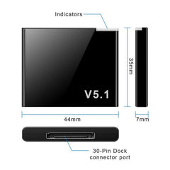 Receptor de audio Bluetooth 5.1 de 30 pines ...