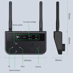 B39 2 en 1 Bluetooth 5.3AUX Receptor de músi...