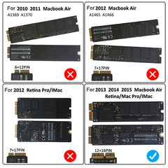 Adaptador de carcasa USB3.2 a MAC SSD para d...
