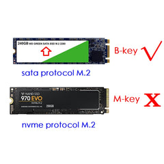 Tarjeta vertical adaptadora M.2 NGFF SATA a ...