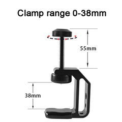 BEXIN WN-38 Universal C-Clamp Tables Soporte de escritorio