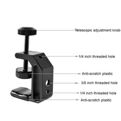 BEXIN WN-38 Universal C-Clamp Tables Soporte de escritorio