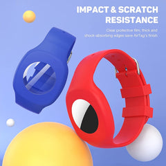 Para Airtag Silicone Children Watch Band Estuche protector