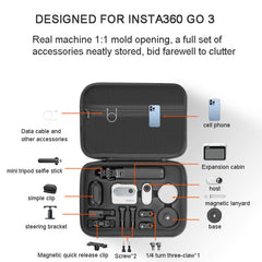 Para Insta360 GO 3 Bolsa de almacenamiento B...