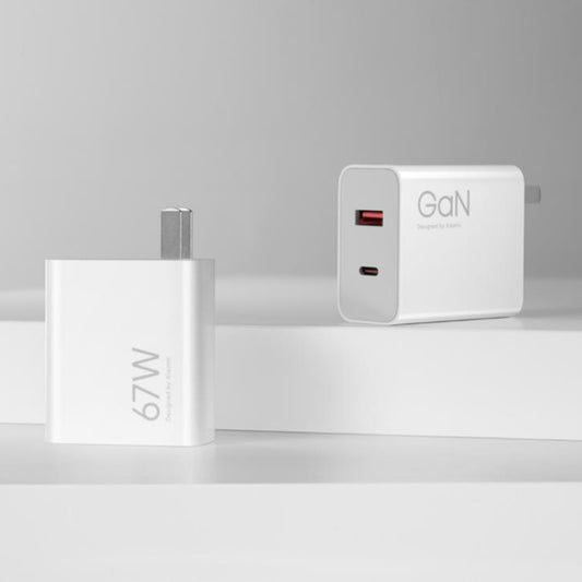 Xiaomi 67W GaN 1C+1A Cargador rápido intelig...