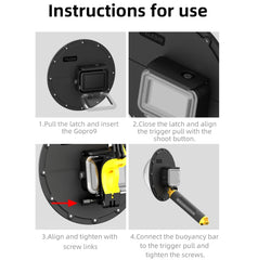 Carcasa impermeable TELESIN 30M para GoPro Hero11 negro