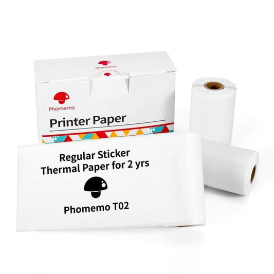 Para Phomemo T02, 3 rollos, impresora Blueto...