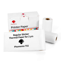 Para Phomemo T02, 3 rollos, impresora Blueto...