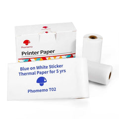 Para Phomemo T02, 3 rollos, impresora Blueto...