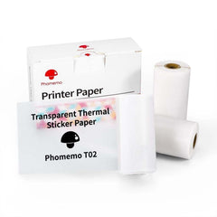 Para Phomemo T02, 3 rollos, impresora Blueto...