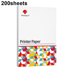 Para Phomemo M08F 200 hojas de papel de impr...