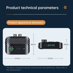 Pantalla digital Bluetooth 5.3 Receptor de a...