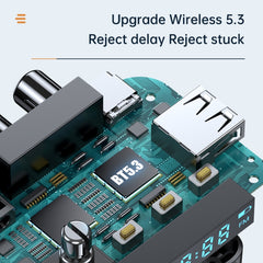 Pantalla digital Bluetooth 5.3 Receptor de a...