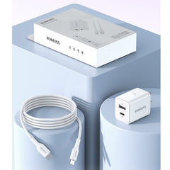 Cargador rápido ROMOSS PD20W para Apple/Huaw...