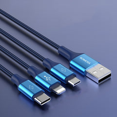 ROMOSS CB25 3 en 1 3.5A 8 pines + Micro USB ...