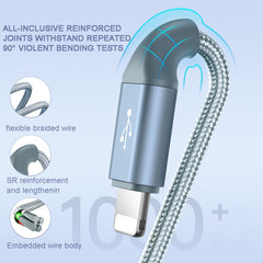 ROMOSS CB25 3 en 1 3.5A 8 pines + Micro USB ...