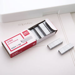 Deli 0010 1000 unids/caja máquina de reserva portátil grapas
