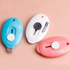 Deli 2050 pequeño mini color caramelo cuchillo utilitario papelería