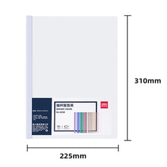 Deli 5538 Archivador Carpeta Transparente Cubierta Impermeable