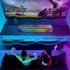 Altavoz inalámbrico Bluetooth largo de escri...