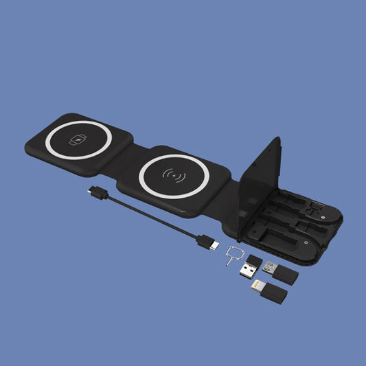 Cargador plegable inalámbrico magnético 10 e...