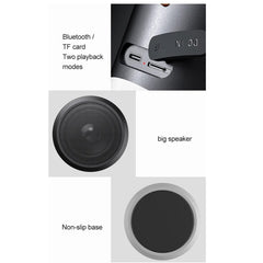 Altavoz Bluetooth inalámbrico con luz RGB