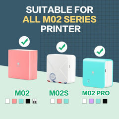 Para Phomemo M02 / M02S / M02 Pro 3 rollos/p...
