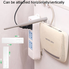 20 piezas / juego de abrazaderas de almacenamiento fijas para cables autoadhesivas medianas